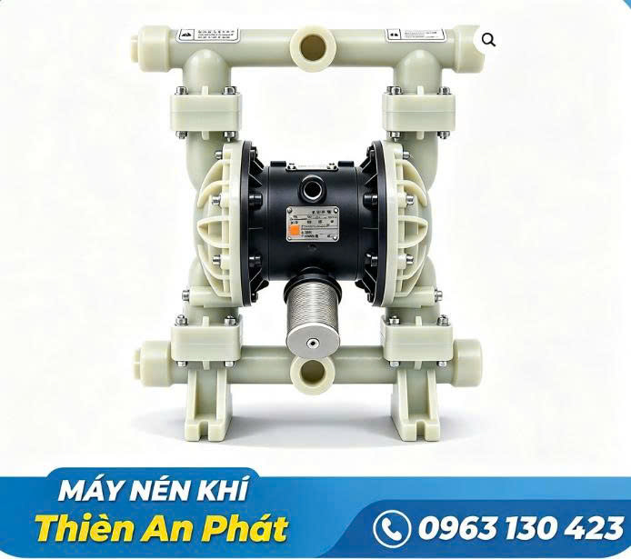 BƠM MÀNG KHÍ NÉN GODO QBY3-40S THÂN NHỰA