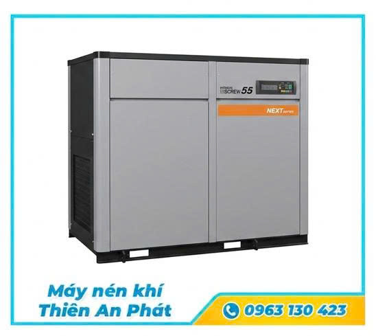 Máy nén khí Nhật bãi Hitachi Hiscrew 55 Next series