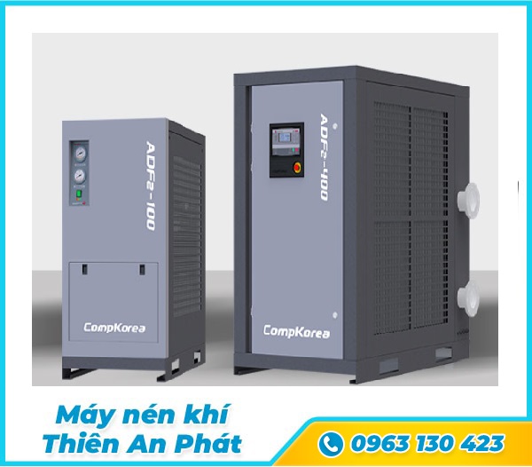 Máy sấy khí lạnh STS chịu nhiệt độ cao Dòng máy sấy khí ADF2 Series không cần sử dụng AFTERCOOLER